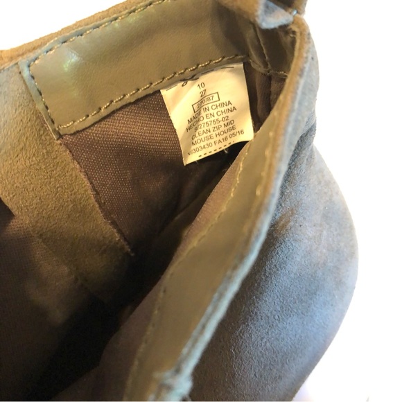 Gray bootie gray size 10 side zipper ankle bootie - Picture 6 of 6